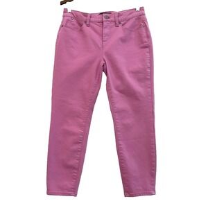 Talbots Simply Flattering Collection Size 6 Petite Pink Jegging Crop Jeans